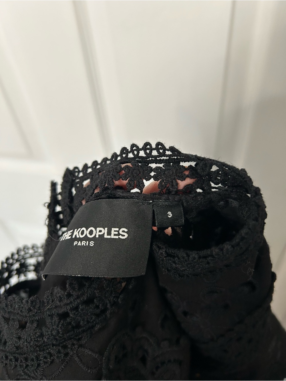 The Kooples Solar Flowers Cotton Broderie Top - Picture 9 of 12